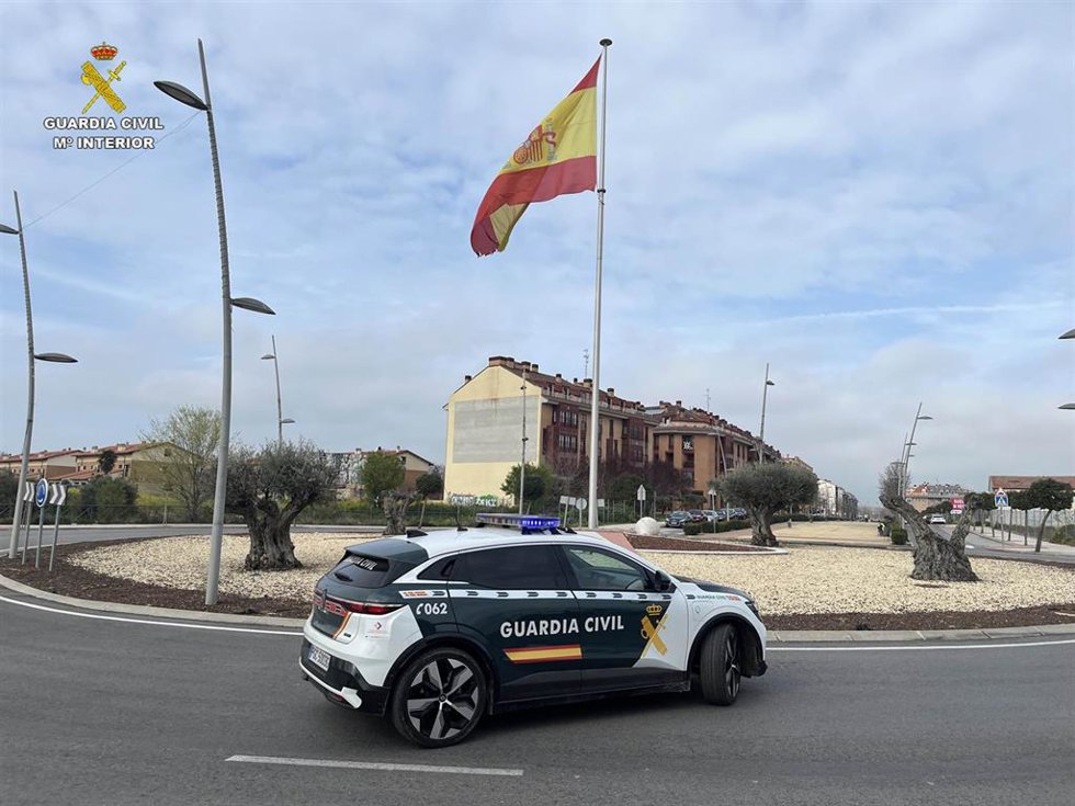 Vehículo de la Guardia Civil.