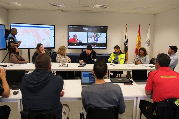 Reunión de coordinación del Ayuntamiento de Las Palmas de Gran Canaria