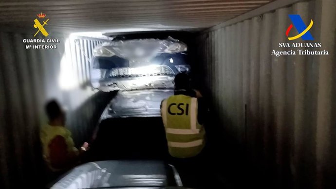 Operación robo vehículos