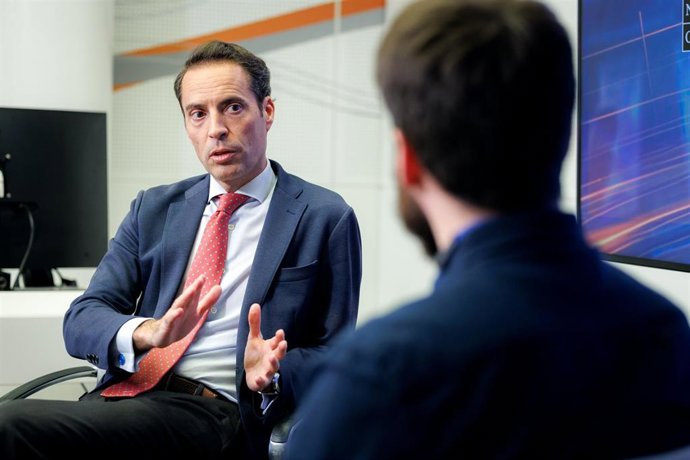 El representante especial de la OTAN para la Vecindad Sur, Javier Colomina, en entrevista con Europa Press