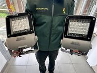 La Guardia Civil investiga a dos personas por el robo de focos LED en el carril ciclo-peatonal Logroño-Villamediana