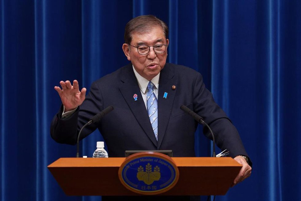 El primer ministro de Japón, Shigeru Ishiba.