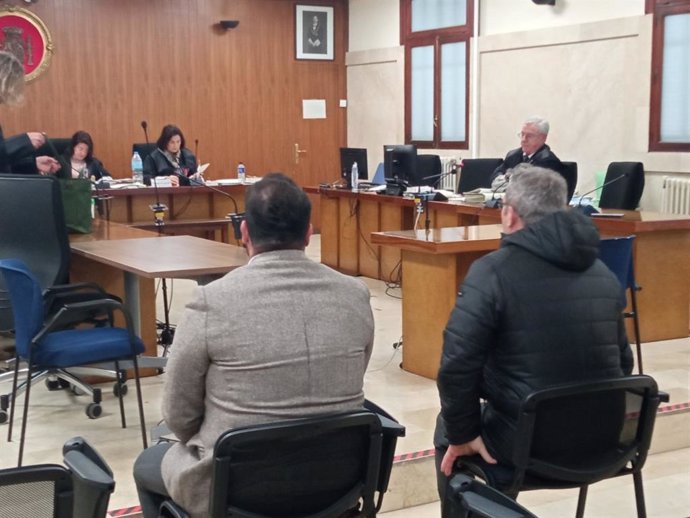 Los condenados, en la Audiencia Provincial.