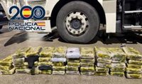La Policía interviene en Madrid un cargamento de 50 kilos de cocaína oculto en un camión destino a Reino Unido