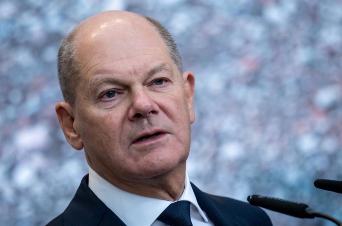 Archivo - Arquivo - O chanceler interino da Alemanha, Olaf Scholz.