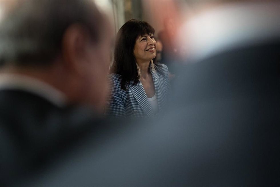 La ministra de Igualdad, Ana Redondo, participa en un desayuno informativo de Fórum Europa, en el Real Casino Gran Círculo de Madrid, a 3 de abril de 2025, en Madrid (España).