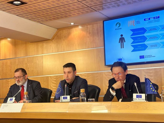 Daniel Ibiza, Directo General de Aiudo, en la ponencia de la UE