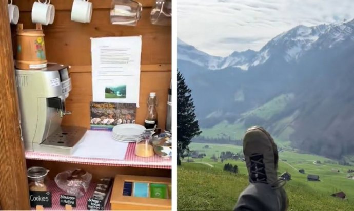 Café, dulces y hasta chorizo sin vigilancia: el gesto de confianza que más ha impresionado a un español en Suiza