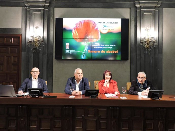 Presentación de la obra 'Sangre de Ababol' en la Casa de la Provincia.