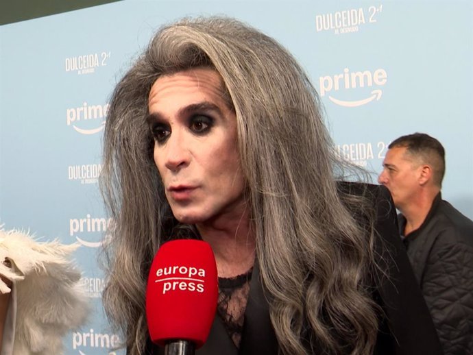 Mario Vaquerizo en el estreno de la serie de Dulceida para Prime Video