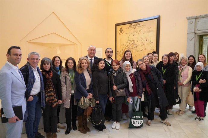 La Diputación de Segovia recibe a estudiantes de 18 universidades extranjeras en la Semana de Internacionalización.