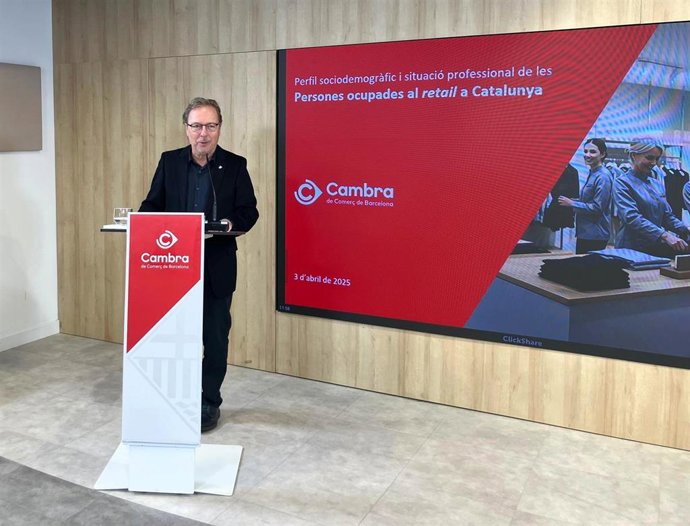 El presidente de la Cámara de Barcelona, Josep Santacreu.