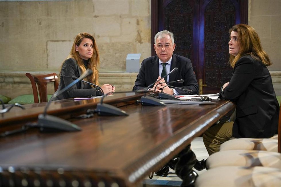 El alcalde de Sevilla, José Luis Sanz, interviene en la Asamblea Nacional de la Red de Ciudades por el Clima.