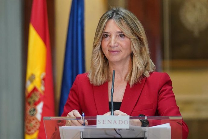 Archivo - La portavoz del PP en el Senado, Alicia García. Archivo