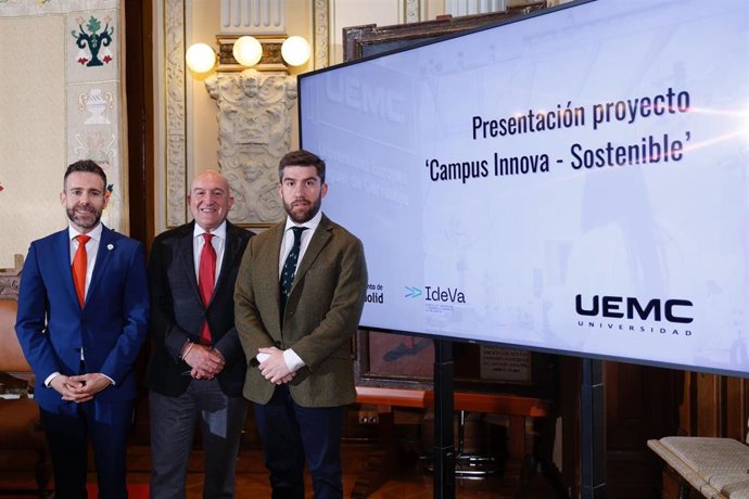 Presentación del 'Campus Innova-Sostenible' en el que colaborarán Ayuntamiento de Valladolid y Universidad Europea Miguel de Cervantes.