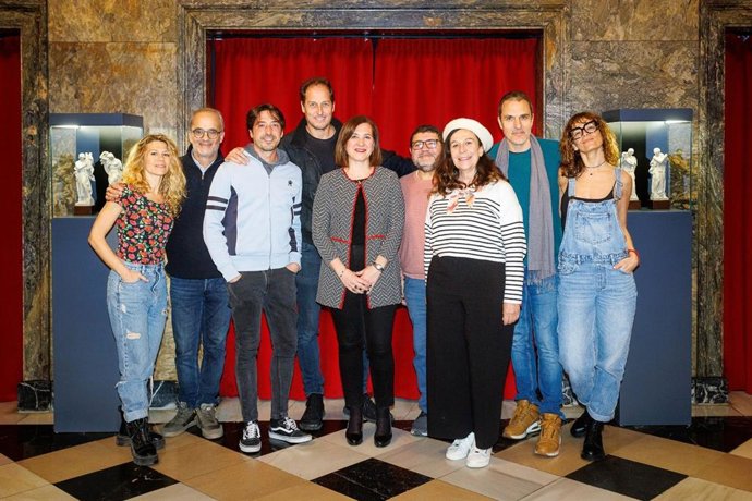 La consejera municipal de Cultura, Sara Fernández, en la presentación de 'La ratonera' que vuelve al Teatro Principal de Zaragoza