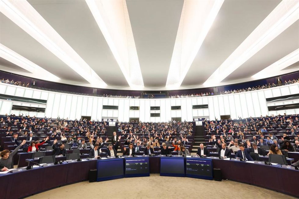 Archivo - Sesión de votación en el pleno del Parlamento Europeo en Estrasburgo