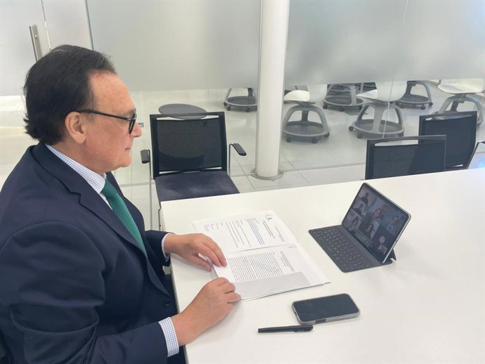 El consejero de Universidad, Investigación e Innovación, José Carlos Villamandos.
