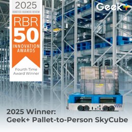 Geekplus wins RBR50 for the fourth time