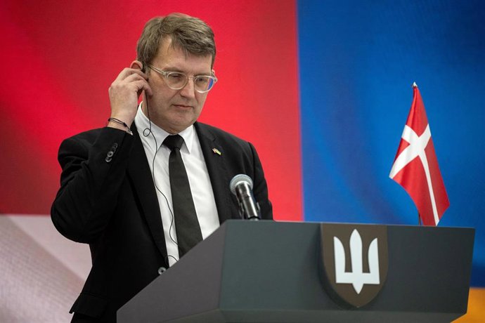 Archivo - El ministro de Defensa de Dinamarca, Troels Lund Poulsen. 