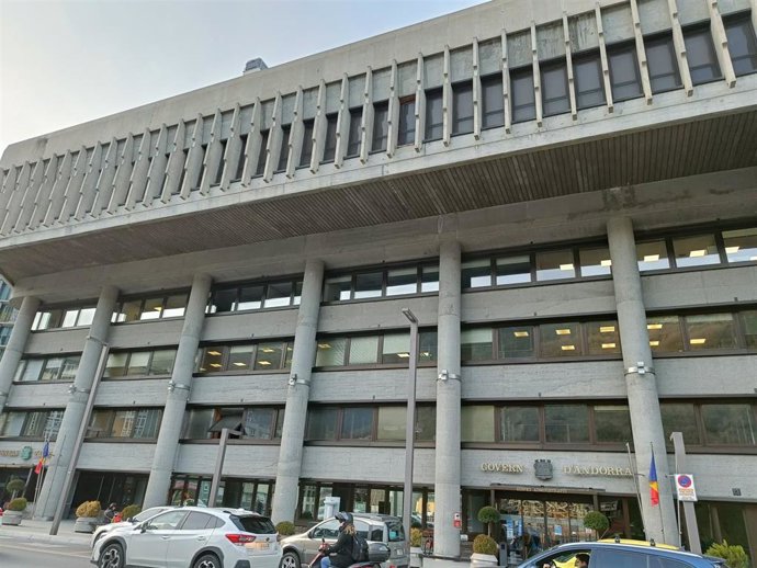 Vista del edificio administrativo del Gobierno de Andorra