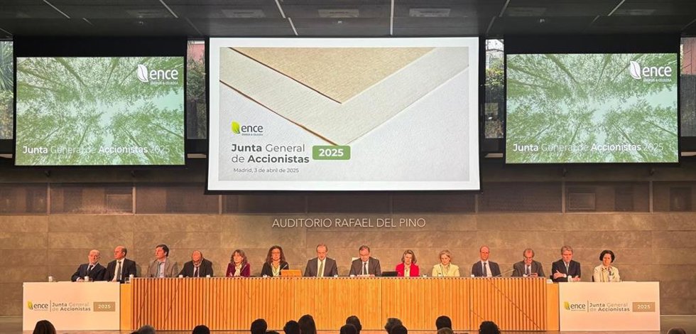 Junta General de Accionista de Ence, a 3 de abril de 2025