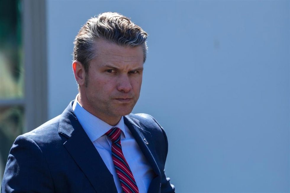 El secretario de Defensa de Estados Unidos, Pete Hegseth