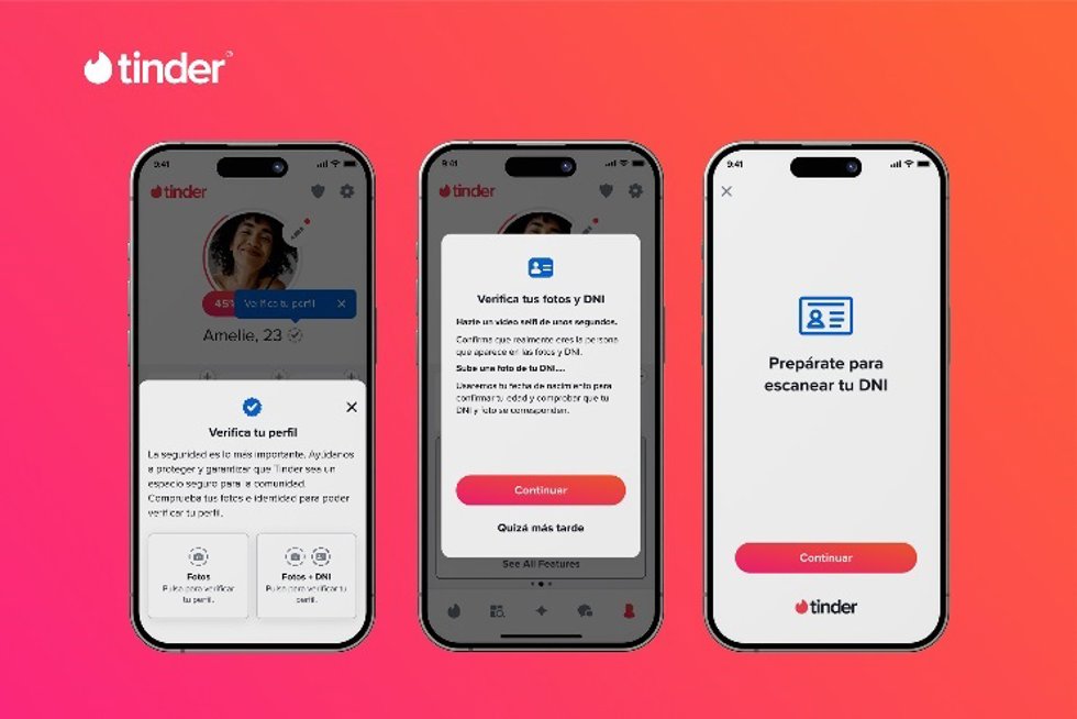 La verificación de perfil con DNI en Tinder
