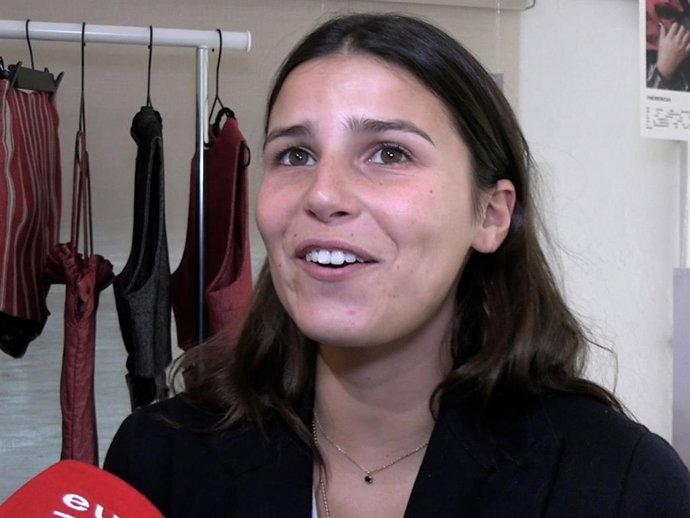Cayetana Rivera, en la presentación de la tienda efímera de su colección cápsula con la firma de moda ERAX en Sevilla