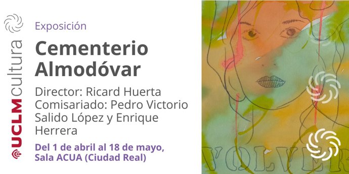 Cartel de la exposición 'Cementerio Almodóvar'.