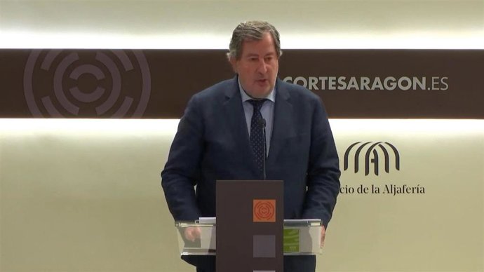 El diputado de VOX en las Cortes de Aragón Juan Vidal