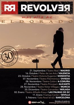 Revolver girará por España en 11 conciertos en los que interpretará el repertorio del disco 'Eldorado'