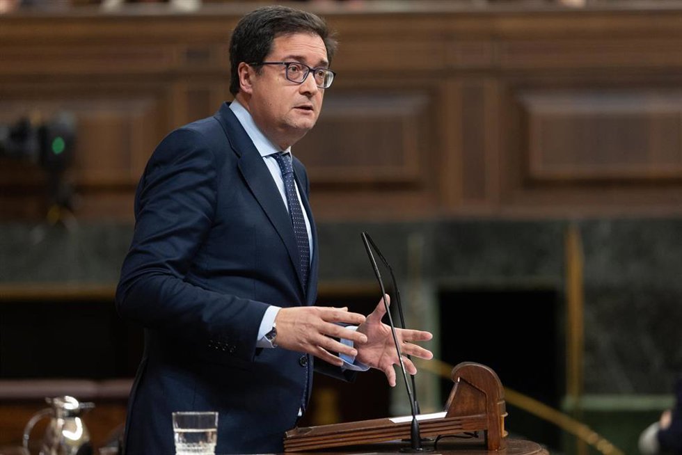 El ministro para la Transformación Digital y de la Función Pública, Óscar López, a 25 de marzo de 2025, en Madrid (España).
