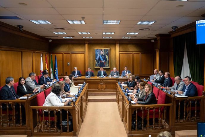 Pleno de la Diputación de Almería.