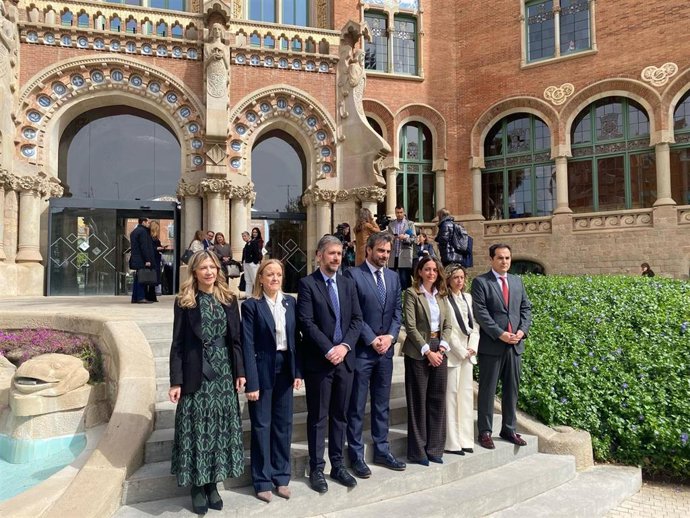 Los consejeros de las comunidades gobernadas por el PP que han abandonado la Comisión Sectorial de Justicia en Barcelona