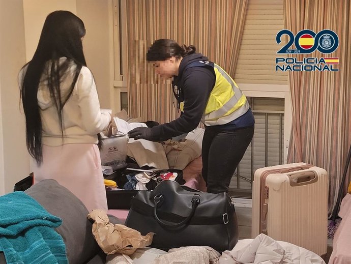 Operacion 'Miranda' de la Policía Nacional en la que han desarticulado una casa de citas en Málga capital