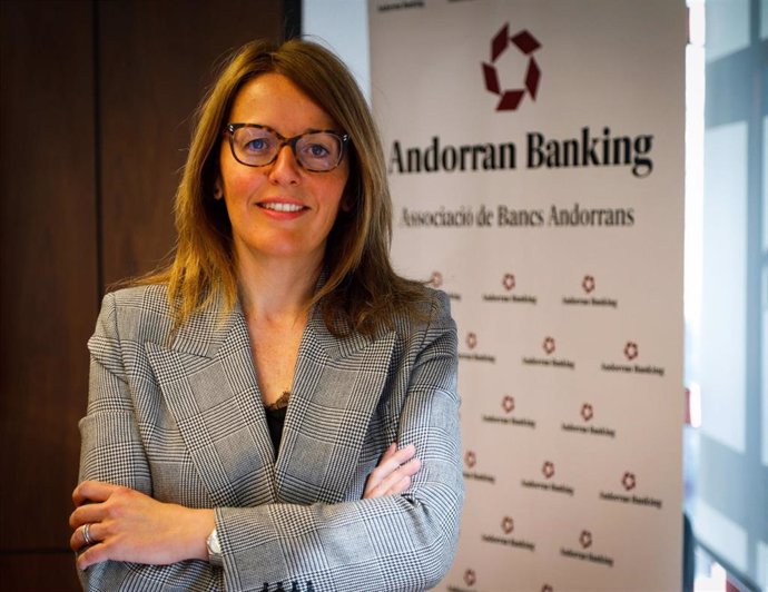 Archivo - La directora general de Andorran Banking, Esther Puigcercós.