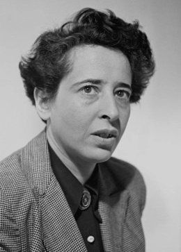 Imagen de la filósofa Hanna Arendt
