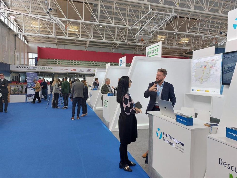 El estand del Port de Tarragona en la feria Logistics Spain.