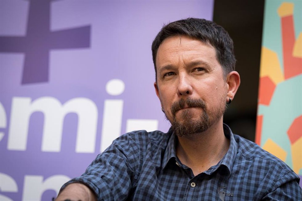 Archivo - El exlíder de Podemos Pablo Iglesias participa en un acto de campaña, a 3 de junio de 2024, en Madrid (España). Este encuentro se enmarca dentro de los mítines de campaña electoral de cara a los comicios europeos que se celebrarán el próximo 9