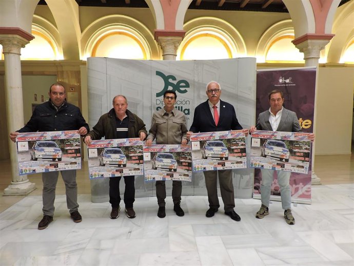 Presentación en la Casa de la Provincia del primer rally puntuable para el Campeonato de Andalucía en Umbrete.