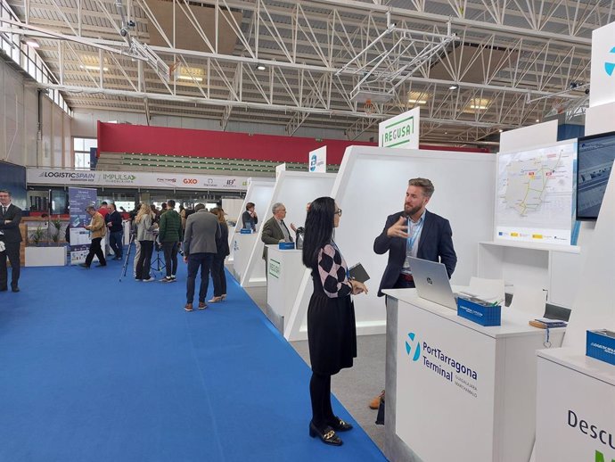 L'estand del Port de Tarragona en la fira Logistics Spain