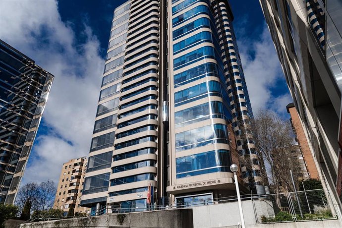 Archivo - Fachada de la Audiencia Provincial de Madrid, a 12 de febrero de 2024, en Madrid (España). 