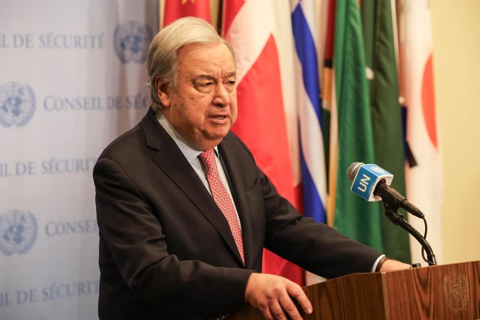 Archivo - António Guterres, secretario general de la ONU