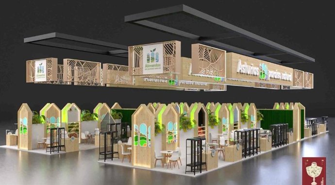 Estand de Alimentos del Paraíso Natural para el Salón Gurmets de Madrid
