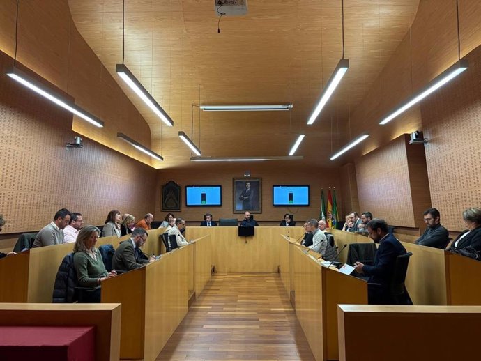 Pleno municipal de El Puerto de Santa María (Cádiz) celebrado este viernes.