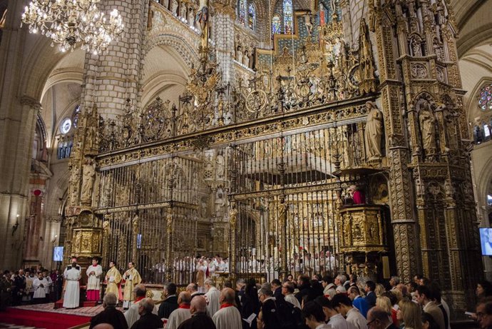 Archivo - Misa del Corpus en la Catedral de Toledo