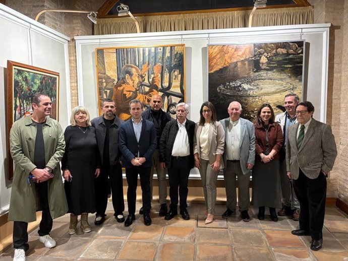 Inauguración del exposición 'Carmelo Palomino en el barrio Arco del Consuelo'.