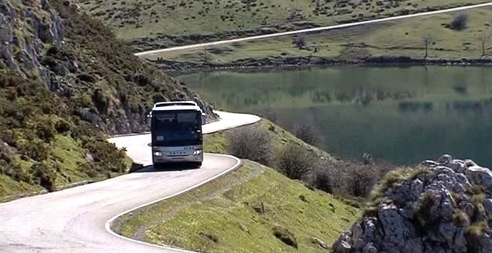 Imagen del plan de transporte a los Lagos de Covadonga