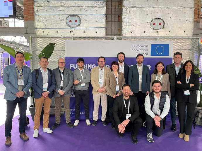 Foto de la delegación navarra en el evento EIC